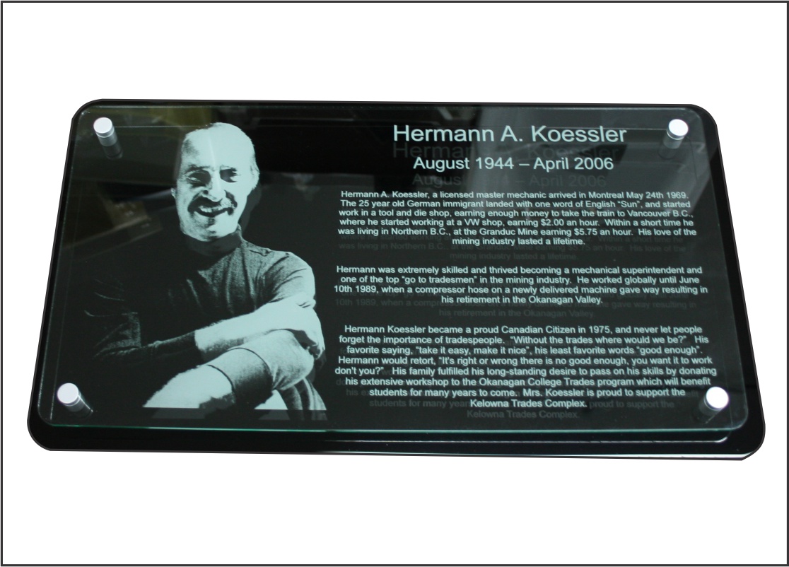 Floating Memorial Plaque